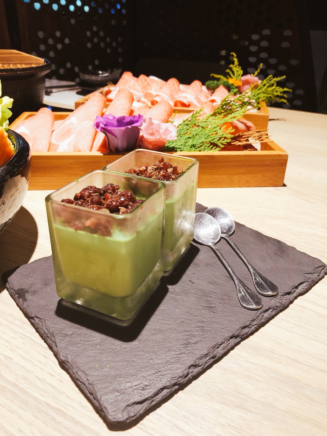 台中海鮮鍋物餐廳推薦春花秋實-152(肉之宴上抹茶紅豆奶酪